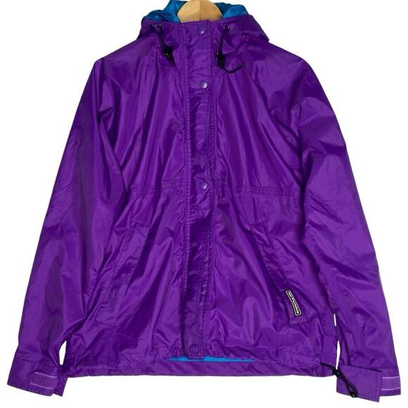 Helly Hansen Helly‎ Tech Rain Jacket Womens Small Purple Gorpcore Outdoor Hiking - Picture 13 of 13